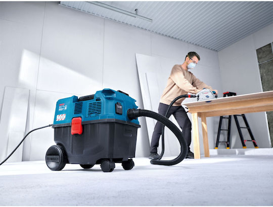 Bosch GAS12-25LS Σκούπα Υγρών / Στερεών 1200W με Πλαστικό Κάδο 20lt Μπλε