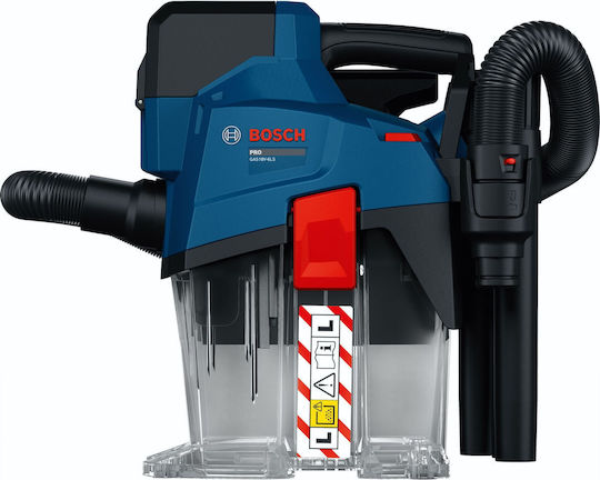 Bosch Pro Επαναφορτιζόμενη Σκούπα Υγρών / Στερεών Χωρίς Φορτιστή και Μπαταρία με Πλαστικό Κάδο 6lt