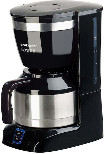 Telemax Ideakitchen CM-108T 35-1080 Cafetieră Filtru 800W Negru