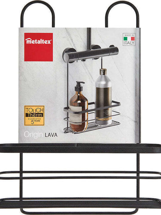 Metaltex Lava Touch Стенен Рафт за баня Метален 29x11x13см Сребриста