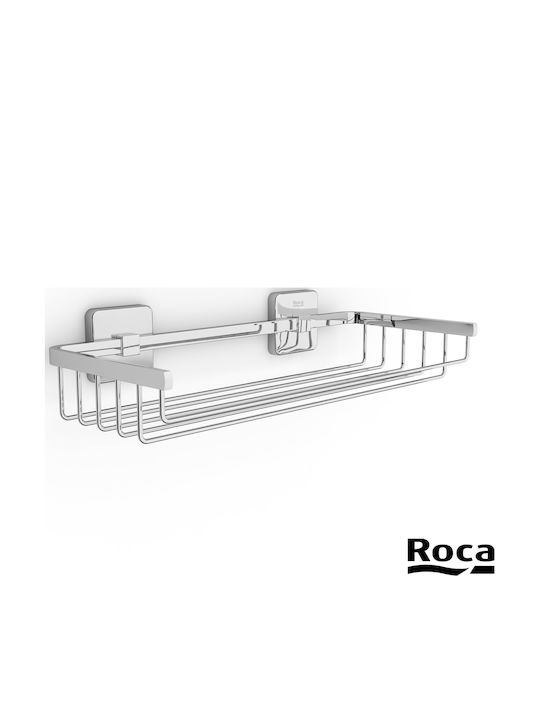 Roca Victoria Επιτοίχια Ραφιέρα Μπάνιου Μεταλλική με 1 Ράφι 26x26x8cm