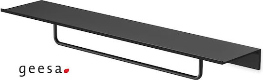 Geesa Стенен Рафт за баня Метален 60x12.5x7.6см Черна