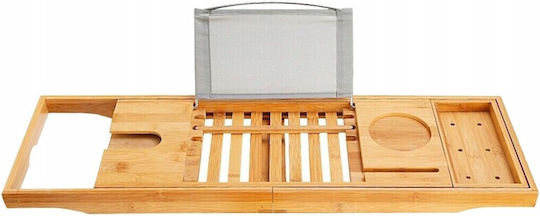 Badewannenregal Bamboo 103x22x4cm Braun