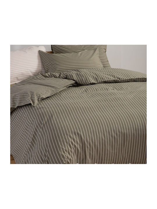 Nef-Nef Homeware Nau Coast Σετ Σεντόνια Διπλά 200x270εκ. Coast Green (4τμχ)
