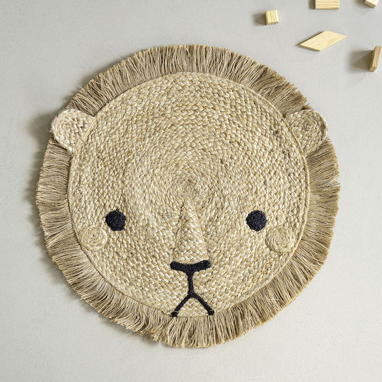 Nima Lion King Natural Covor Pentru Copii Bej 60x60cm