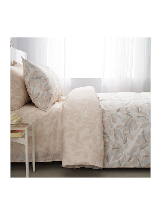 Vesta Home Anthia 2 Bed Sheets Set with 2 Pillowcases Super King with Rubber Hugger 170x270cm Anthia 3 Pieces