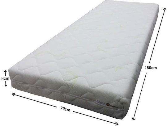 Beboulino Ορθοπεδικό Στρώμα Κούνιας 70cmx180cmx14cm Beboulino Ορθοπεδικό Στρώμα Κούνιας 70cmx180cmx14cm