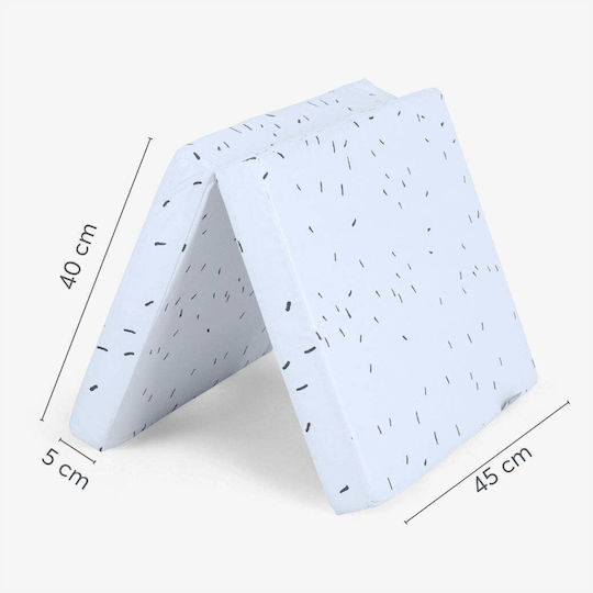 Kikka Boo Mattress Cradle Bear with Me Blue 45cmx80cmx5cm