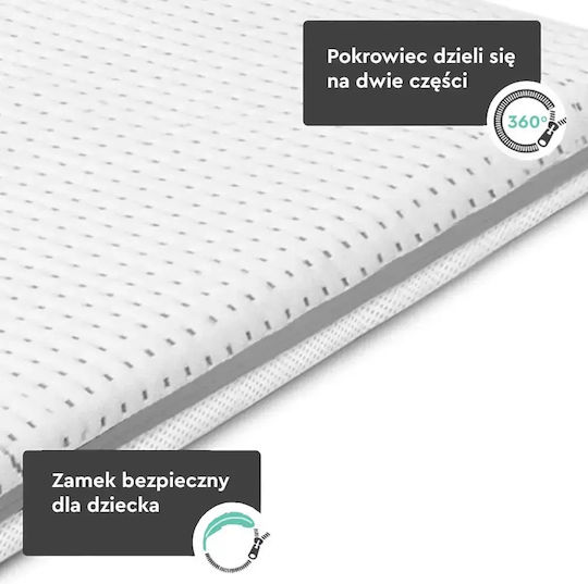 Woodies Safe Dreams Saltea Pentru Patut 40cmx90cmx5.5cm