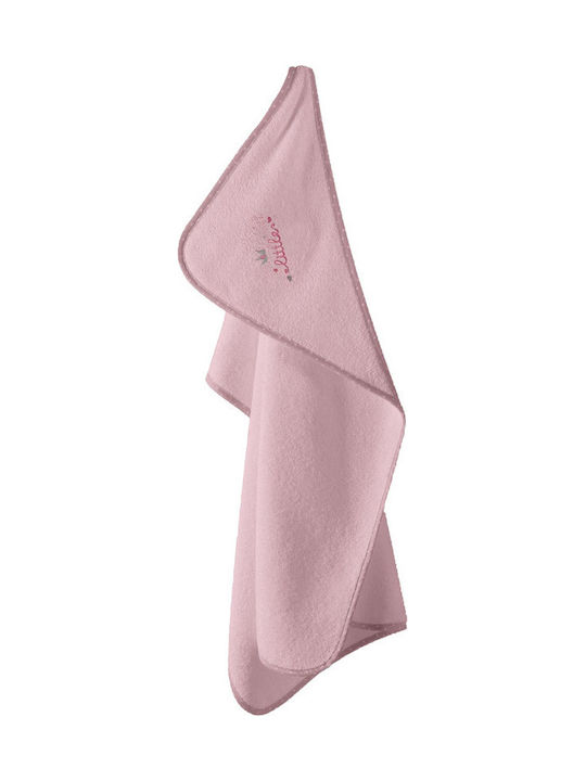 Makis Tselios Home Baby Bathrobe-Baby Bath Towel Hooded 75x75cm