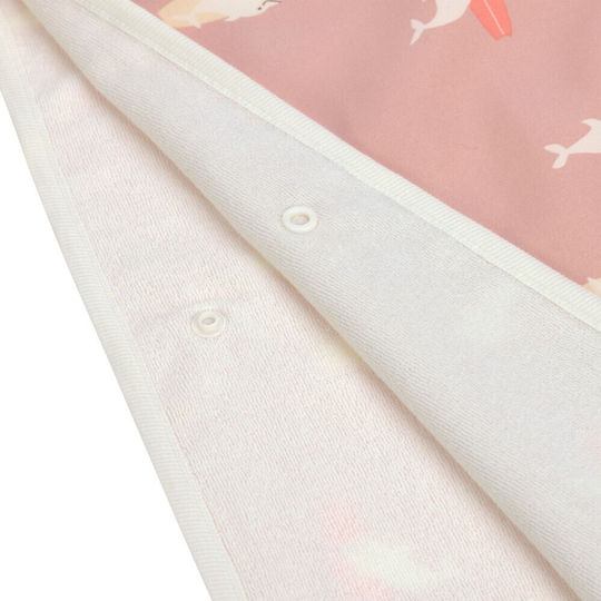 Laessig Детско Пончо-Худи Dolphin Peach 60x60см