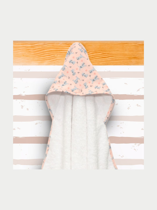 Baby Oliver Baby-Badetuch mit Kapuzen 75x75cm Baby Oliver Baby-Badetuch mit Kapuzen 75x75cm