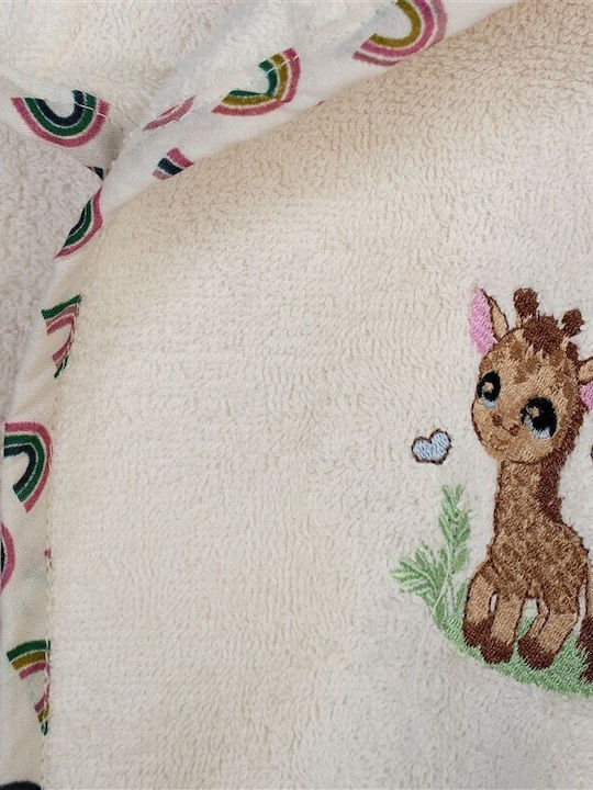 Dimcol Детски Халат Giraffe Многоцветен с Качулка