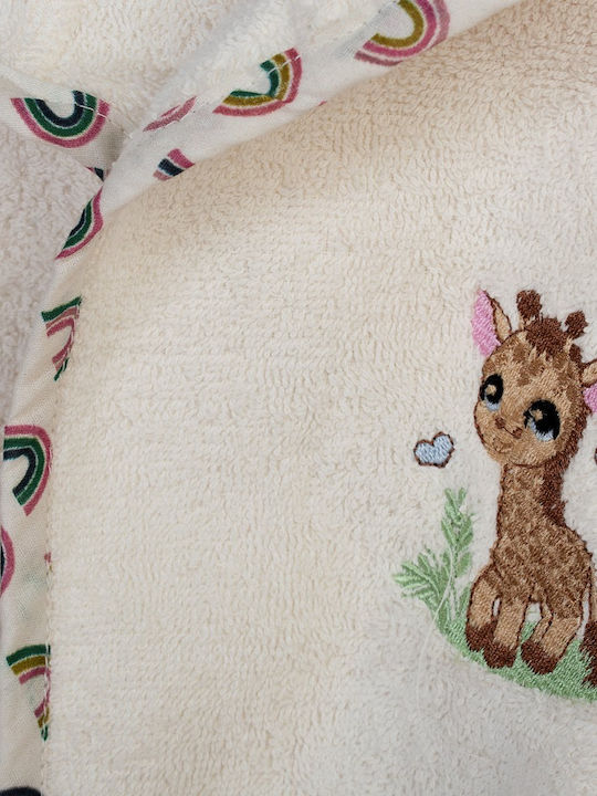 Dimcol Детски Халат Giraffe Многоцветен с Качулка