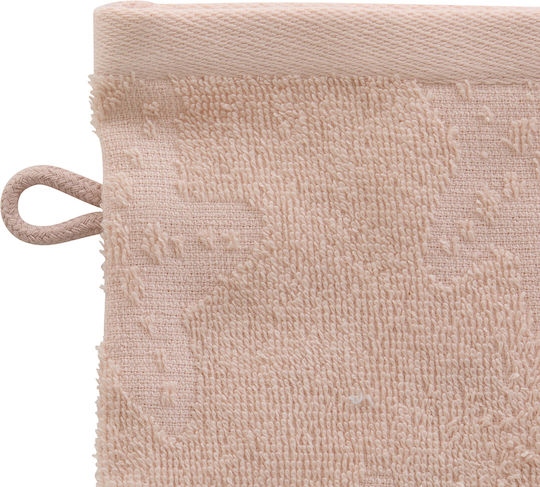 Βρεφικό Πόντσο-Μπουρνούζι με Κουκούλα Sea Pink 55x70εκ.