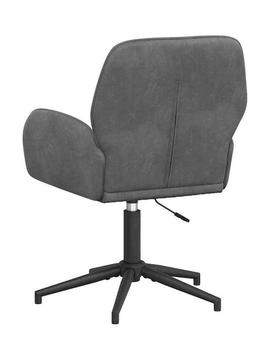 Drehbarer Besucherstuhl mit Armlehnen in Schwarz Farbe 54x55x90cm 4Stücke