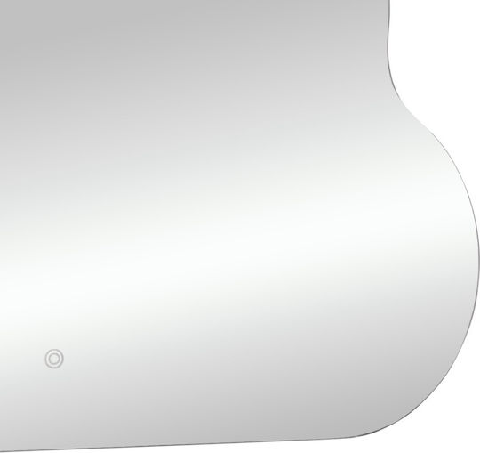 HomeMarkt Torch Wandspiegel mit LED Beleuchtung 68x88cm 1Stück