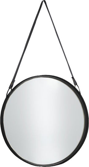 Liberta Oglindă De Perete Neagră Diametru 60cm Liberta Oglindă De Perete Neagră Diametru 60cm