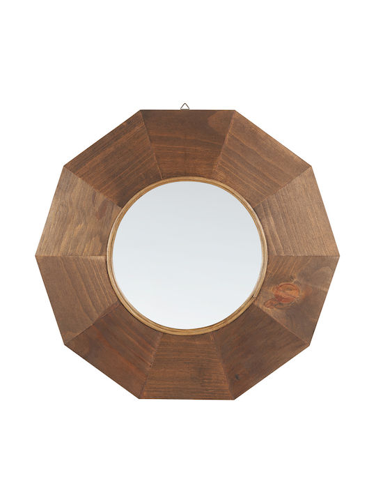 Brauner 60 cm Wandspiegel Asem