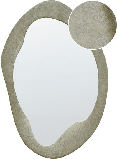 Samt-Wandspiegel 90 cm Olive Lenax Samt-Wandspiegel 90 cm Olive Lenax