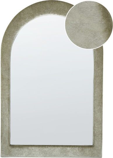 Samt-Wandspiegel 90 cm Oliv Huriel Samt-Wandspiegel 90 cm Oliv Huriel