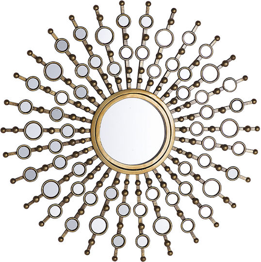 70 cm Gold Wandspiegel Blois 70 cm Gold Wandspiegel Blois