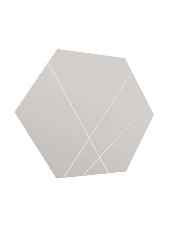 Καθρέπτης Τοίχου Saga 116sam1123 70x2,2x60cm White Hanah Home Mdf