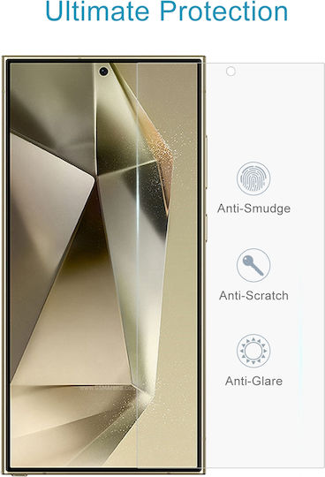 Compatible with Samsung Galaxy S24 Ultra 5g Tempered Glass Film 0.26mm 9h 2.5d Does Not Support Fingerprint Recognition