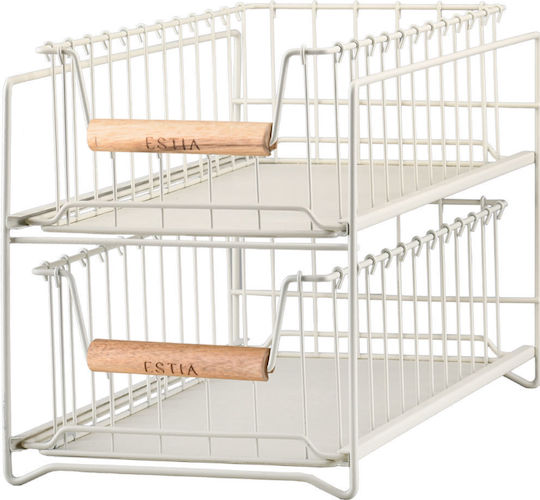 Estia Tabletop Allure Metal Base 20.7x36.5x25cm Beige Estia Tabletop Allure Metal Base 20.7x36.5x25cm Beige
