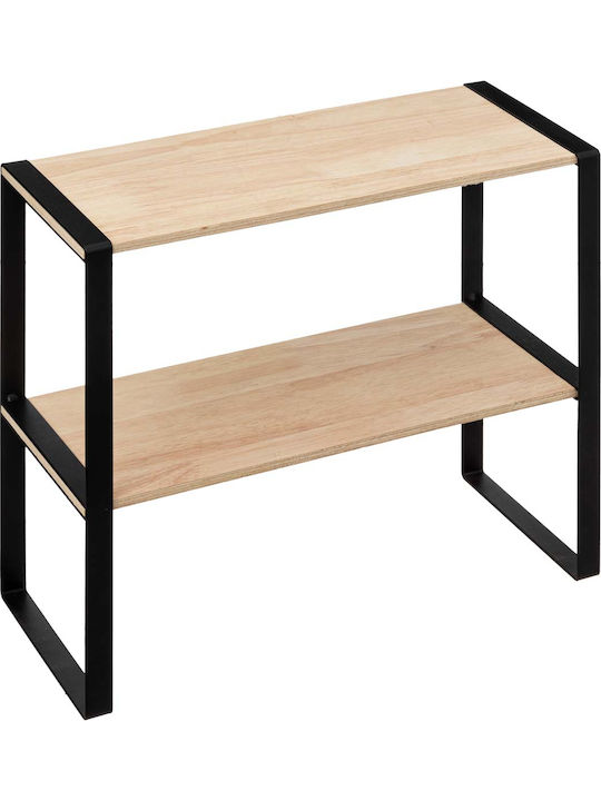 5Five Епитойхио Дървено Рафт 40x17.5x35см Кафяво