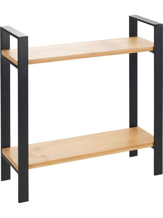Wenko Επιτραπέζια Βάση Lou Ξύλινη 32x11x32εκ. Μαύρη