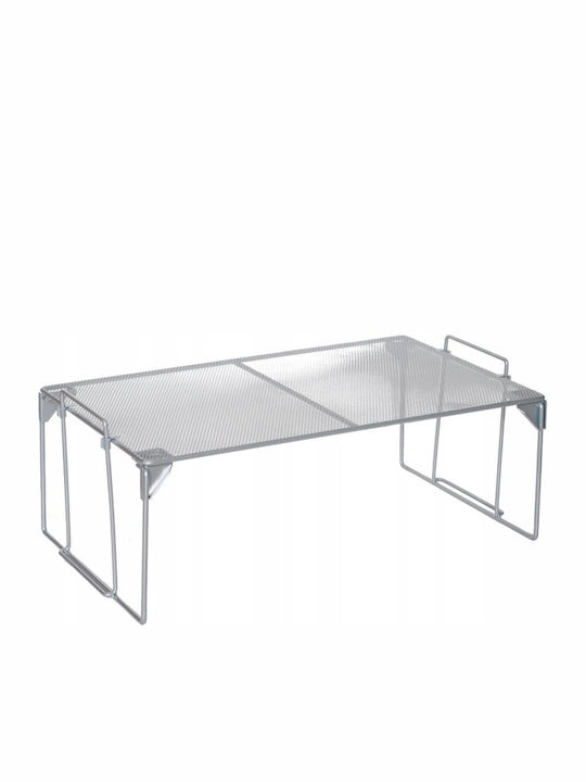 Zeller Metallischer Tischständer 43x25x15cm Silber
