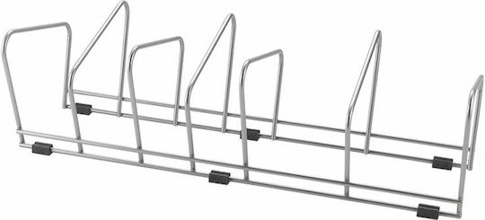 Metaltex Suport Pentru Oale Și Tigăi Pot & Pan Metalic 45x16x13cm Argintiu