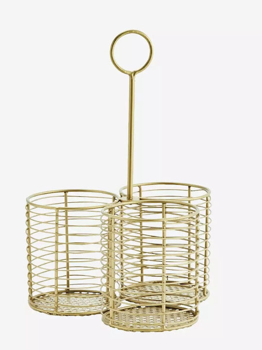 Madam Stoltz Tabletop Metal Base 20x26x26cm Gold