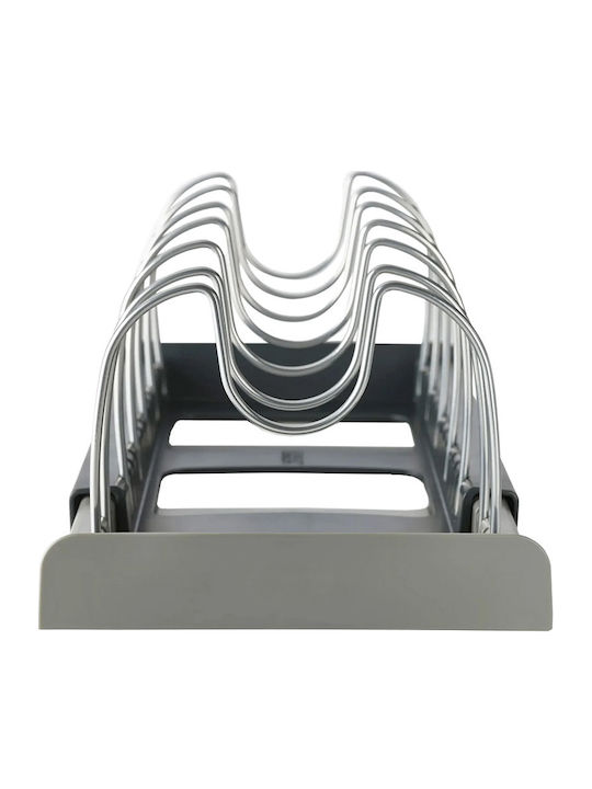Suport Pentru Oale Și Tigăi Din Plastic 56x21x16cm Gri