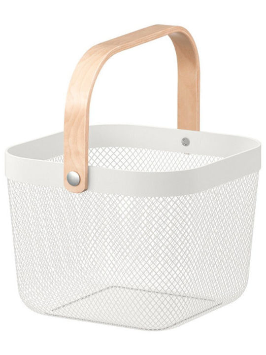 Sidirela Tabletop Metal Base 25x24.5x18cm White