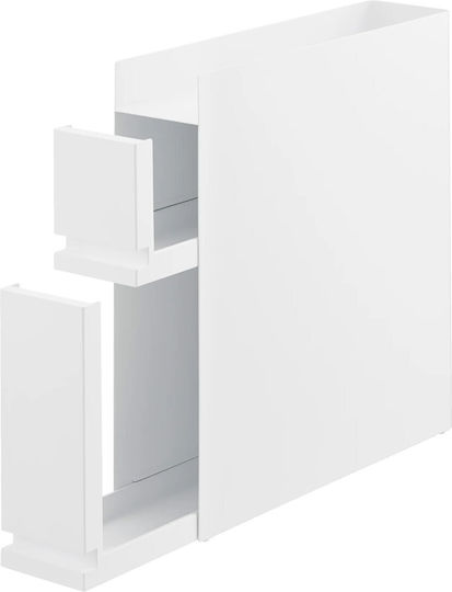 Yamazaki Επιτοίχιο Ράφι Inox 93x52.5x12.5εκ. Λευκό Yamazaki Επιτοίχιο Ράφι Inox 93x52.5x12.5εκ. Λευκό
