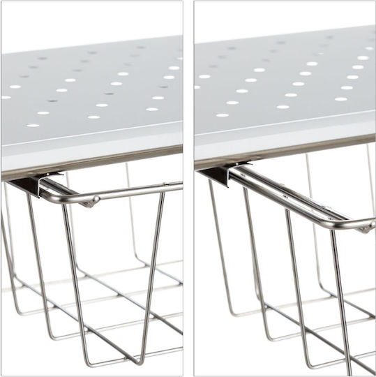 Relaxdays Tischspiel Metallische Küchenorganisationsständer 32x23cm Relaxdays Tischspiel Metallische Küchenorganisationsständer 32x23cm
