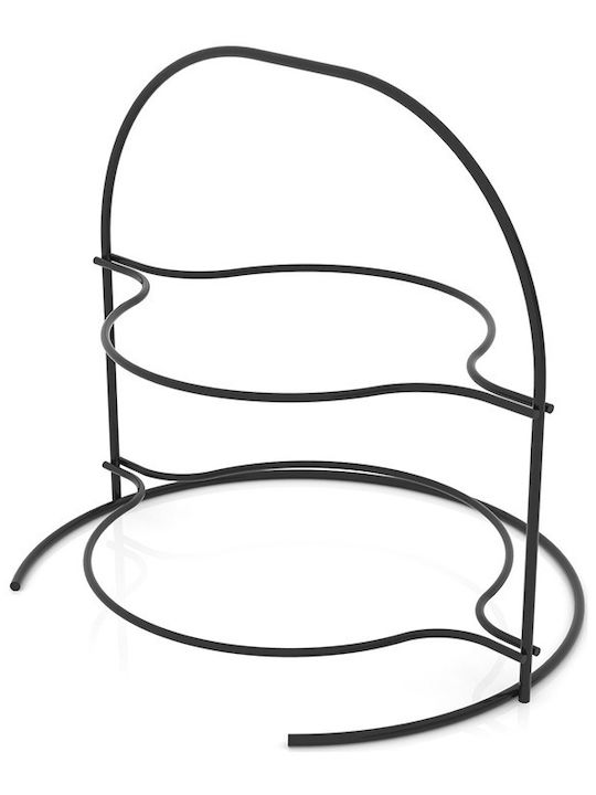 Tekno-Tel Tabletop Metal Base 24x24x28cm Black