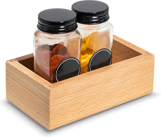Creative Wooden Tabletop Base 15x9x5cm Beige Creative Wooden Tabletop Base 15x9x5cm Beige