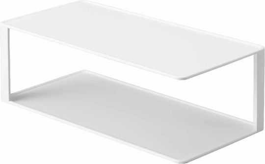 Yamazaki Metal Kitchen Shelf 30x15x10cm White Yamazaki Metal Kitchen Shelf 30x15x10cm White