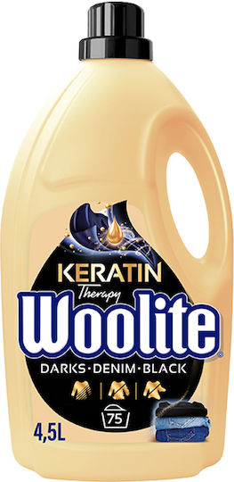 Woolite Υγρό Απορρυπαντικό για Μαύρα Ρούχα 4.5lt (75 Μεζούρες)