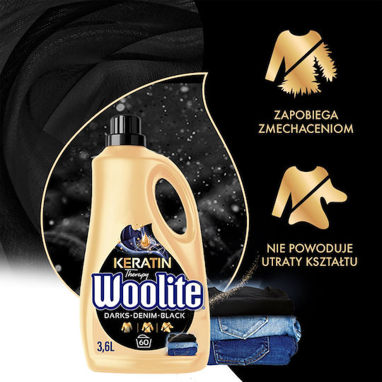Woolite Flüssig Waschmittel für Schwarz Kleidung 3.6lt (60 Messbecher)