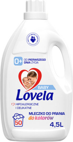 Lovela Baby Concentrated Liquid Detergent for Coloreds Clothes 4.5lt (50 Measuring Cups)