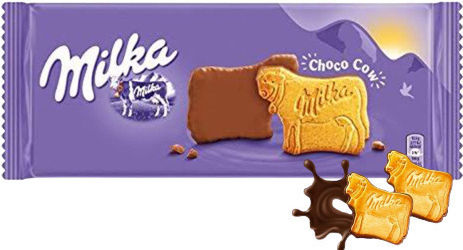 Milka Kekse Choco Cow Mit Topping Choco 1Stück 120gr
