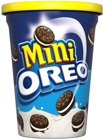 Oreo Μπισκότα Mini Cream με Γέμιση Κρέμα Γάλακτος 115gr