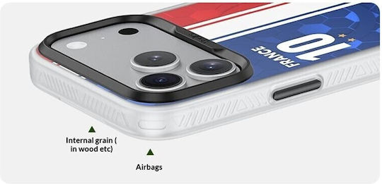 Benks D3 Football Theme Magsafe Σκληρή Θήκη Σιλικόνης Glory Blue Realm Apple Iphone 17 Pro Max