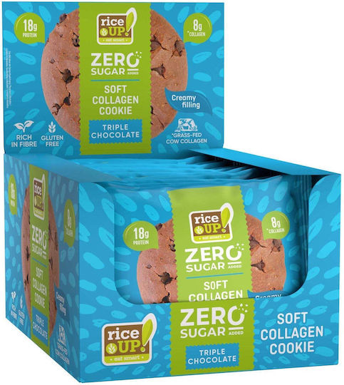 Rice Up Soft Cookie Collagen Caramel Toffee Box 12x60g