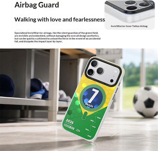 Benks D3 Football Theme Magsafe Hard Silicone Case Shield St George Apple iPhone 17 Pro Max
