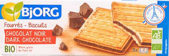 Bjorg Bio Kekse Vollkorn Mit Füllung Zartbitterschokolade 1Stück 150gr